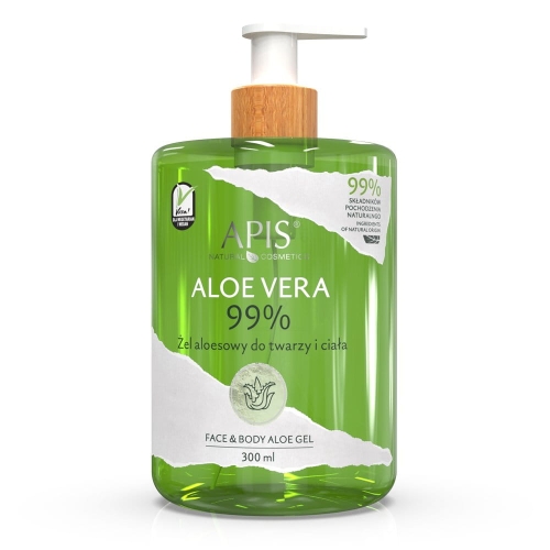 Apis Natural Aloe Vera 99% Żel aloesowy do twarzy i ciała 300ml.jpg