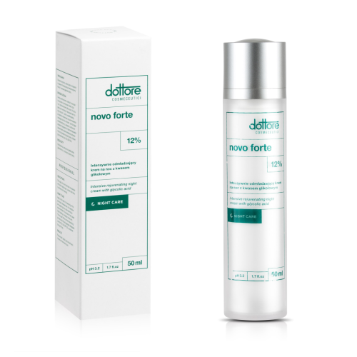 Dottore Novo Forte Intensywnie odmładzający krem z 12% kwasem glikolowym 50ml.png
